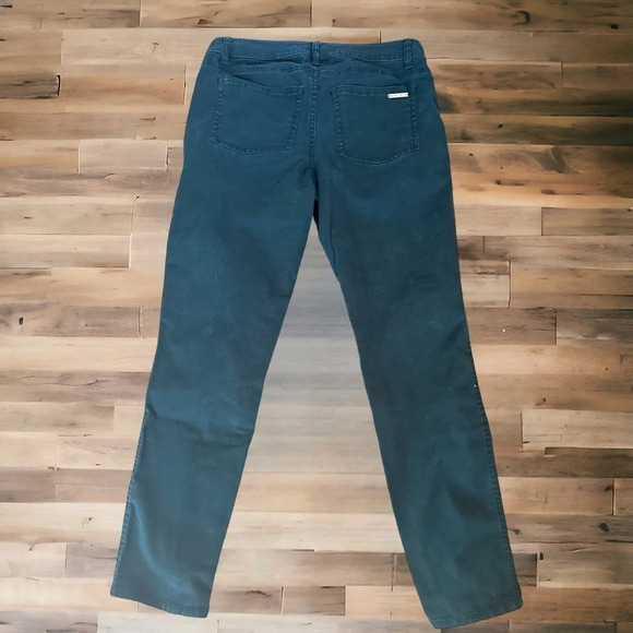 Michael Kors black denim straight‎ leg jeans size 4 mid rise - Picture 4 of 7